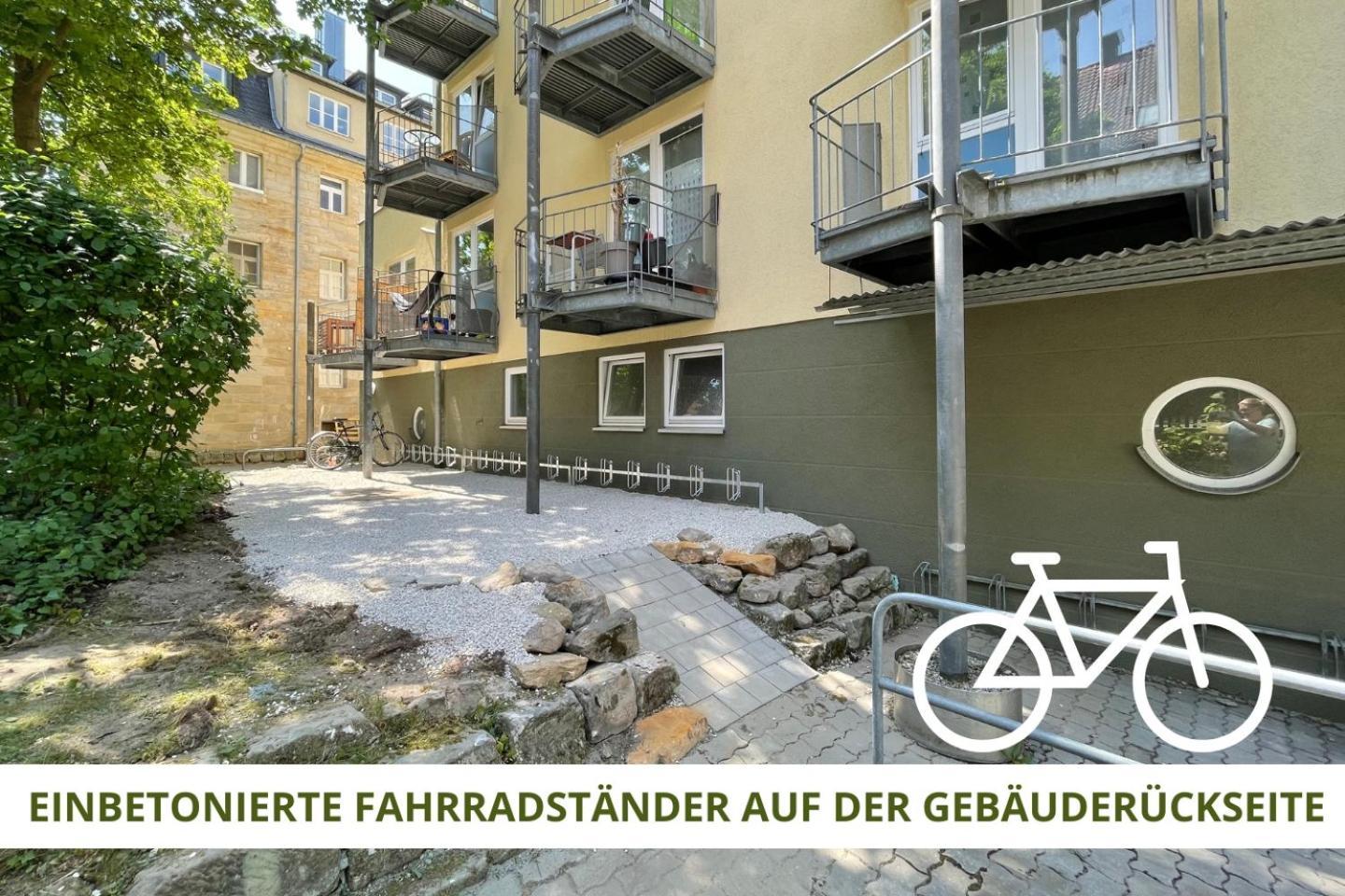 Apartment Wahnfried No5 - Zentrales Cityapartment Kueche Mit Duschbad - 300M Zur Fussgaengerzone Bayreuth Eksteriør billede